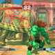 Blanka stands over a knocked-out Chun-li in Street Fighter IV (image via YouTube)